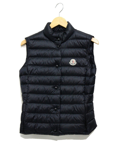 MONCLER（モンクレール）MONCLER (モンクレール) ライトダウンベスト ブラック サイズ:0 LIANE GILETの古着・服飾アイテム