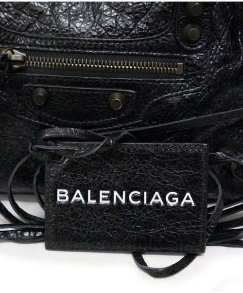 BALENCIAGA（バレンシアガ）BALENCIAGA (バレンシアガ) ショルダーバッグ ブラック  CLASSIC CITY Sの古着・服飾アイテム
