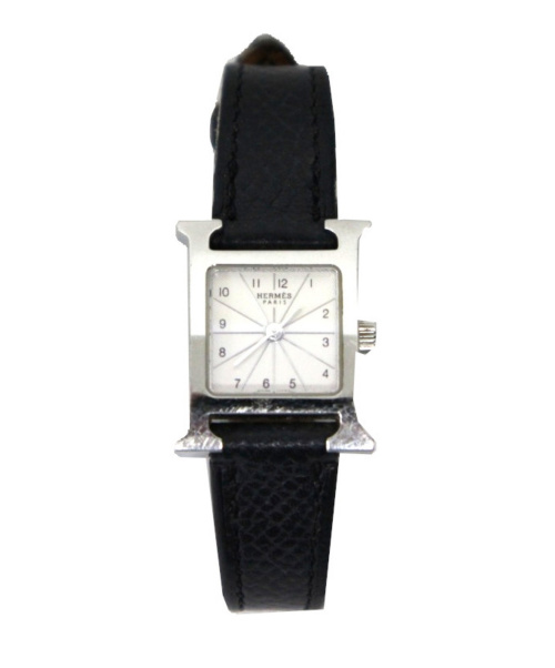 HERMES（エルメス）HERMES (エルメス) リストウォッチ サイズ:- Hウォッチ HH1.110 クォーツ レザー 2971391 2009年製造の古着・服飾アイテム