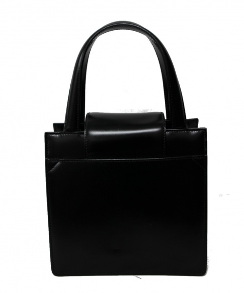 BVLGARI（ブルガリ）BVLGARI (ブルガリ) ターンロック2WAYショルダーバッグ ブラックの古着・服飾アイテム