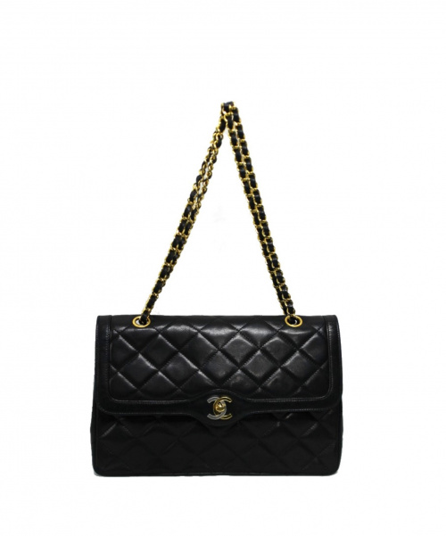 CHANEL（シャネル）CHANEL (シャネル) ダブルフラップチェーンショルダーバッグ サイズ:- マトラッセ 1672552　パリ限定モデルの古着・服飾アイテム