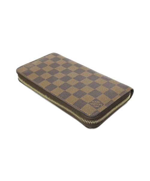 LOUIS VUITTON（ルイ ヴィトン）LOUIS VUITTON (ルイヴィトン) ジッピーウォレット ブラウン ダミエ N41661 GI0143の古着・服飾アイテム