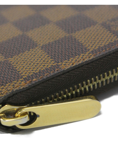 LOUIS VUITTON（ルイ ヴィトン）LOUIS VUITTON (ルイヴィトン) ジッピーウォレット ブラウン ダミエ N41661 GI0143の古着・服飾アイテム