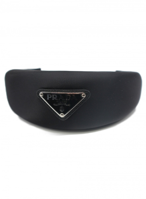 PRADA（プラダ）PRADA (プラダ) NYLON LOGO HAIR BAND ブラック 1IH016の古着・服飾アイテム