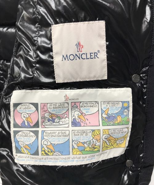 MONCLER（モンクレール）MONCLER (モンクレール) ダウンジャケット ブラック サイズ:2の古着・服飾アイテム