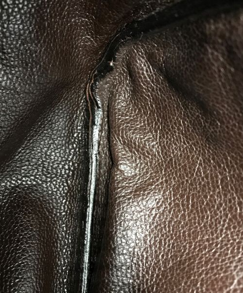 PRADA（プラダ）PRADA (プラダ) 【OLD】アンティークレザーハンドバッグ ブラウン サイズ:-の古着・服飾アイテム