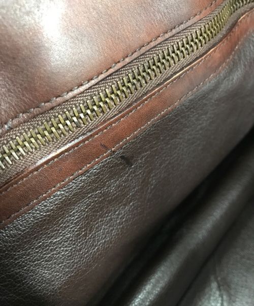 PRADA（プラダ）PRADA (プラダ) 【OLD】アンティークレザーハンドバッグ ブラウン サイズ:-の古着・服飾アイテム