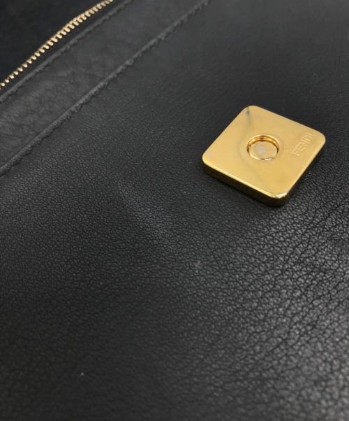 FENDI（フェンディ）FENDI (フェンディ) チェーンショルダーウォレット ブラック サイズ:-の古着・服飾アイテム