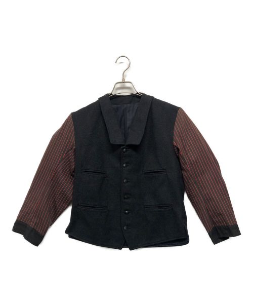 VINTAGE（ヴィンテージ）VINTAGE (ヴィンテージ) 【OLD】Rail Station Staff Uniform Jacket ネイビー サイズ:不明(下記参照)の古着・服飾アイテム