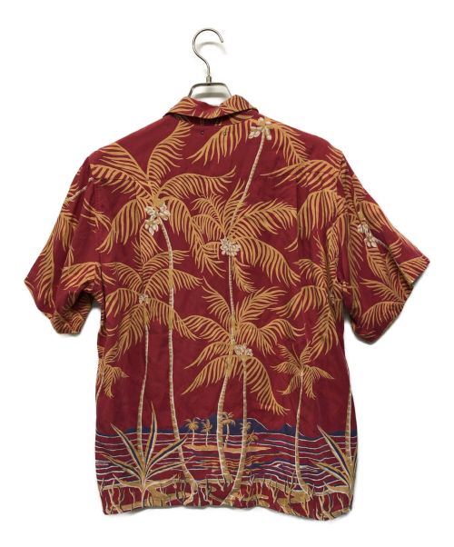 WACKO MARIA（ワコマリア）WACKO MARIA (ワコマリア) MINEDENIM (マインデニム) Palm tree Hawaiian SH レッド サイズ:Sの古着・服飾アイテム