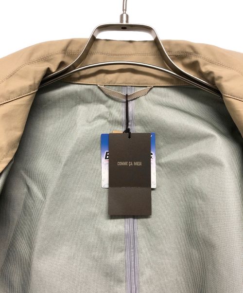 COMME CA MEN（コムサ・メン）COMME CA MEN (コムサ・メン) ナイロンバルカラーコート ベージュ サイズ:SIZE L 未使用品の古着・服飾アイテム