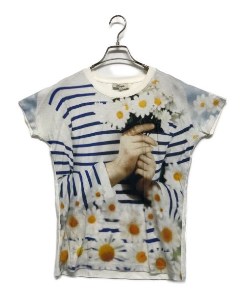 Jean Paul GAULTIER（ジャンポールゴルチェ）Jean Paul GAULTIER (ジャンポールゴルチエ) プリントTシャツ ホワイト サイズ:SIZE Mの古着・服飾アイテム