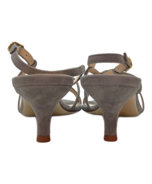 NEBULONIE（ネブローニ）NEBULONIE (ネブローニ) バックストラップサンダル グレー サイズ:SIZE 37の古着・服飾アイテム
