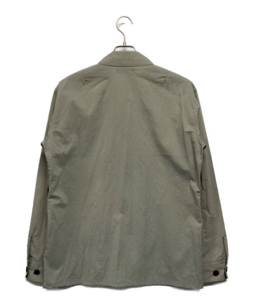 Junhashimoto（ジュンハシモト）Junhashimoto (ジュンハシモト) ZIP SHIRT JACKET グレー サイズ:SIZE 4の古着・服飾アイテム