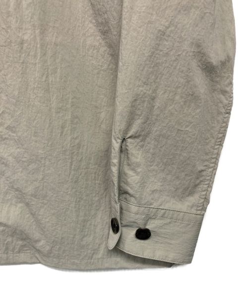 Junhashimoto（ジュンハシモト）Junhashimoto (ジュンハシモト) ZIP SHIRT JACKET グレー サイズ:SIZE 4の古着・服飾アイテム
