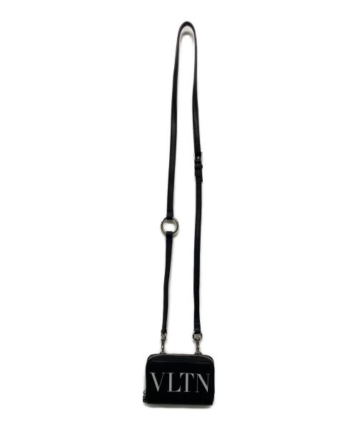VALENTINO（ヴァレンティノ）VALENTINO (ヴァレンティノ) ネックホルダー ウォレット ブラックの古着・服飾アイテム