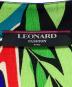 中古・古着 LEONARD FASHION (レオナールファッション) 総柄シルクカシュクールワンピース マルチカラー サイズ:SIZE 2：9000円