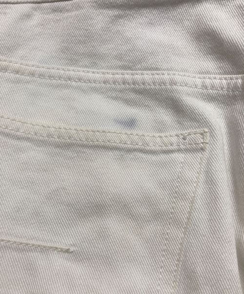 DIOR HOMME（ディオール オム）DIOR HOMME (ディオール オム) ホワイトデニムパンツ ホワイト サイズ:SZE 29の古着・服飾アイテム