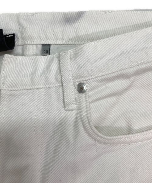 DIOR HOMME（ディオール オム）DIOR HOMME (ディオール オム) ホワイトデニムパンツ ホワイト サイズ:SZE 29の古着・服飾アイテム