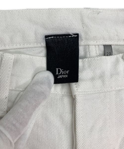 DIOR HOMME（ディオール オム）DIOR HOMME (ディオール オム) ホワイトデニムパンツ ホワイト サイズ:SZE 29の古着・服飾アイテム