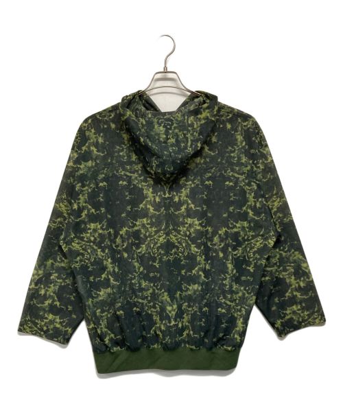 TOGA VIRILIS（トーガ ビリリース）TOGA VIRILIS (トーガ ビリリース) Sheer jersey print hoodie グリーン サイズ:SIZE 48の古着・服飾アイテム