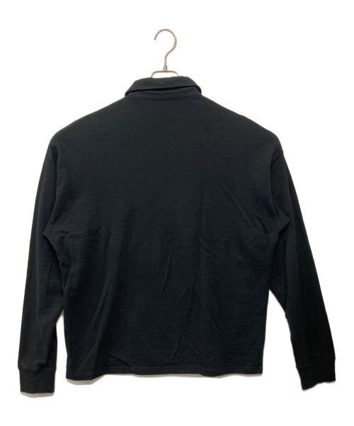 SOFTHYPHEN（ソフトハイフン）SOFTHYPHEN (ソフトハイフン) ハーフジップカットソー ブラック サイズ:4の古着・服飾アイテム