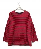BRETON STRIPE×STEVEN ALANブレトンストライプ×スティーブンアラン）の古着「BORDER LSL/カットソー」｜レッド