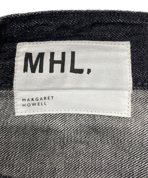 MHL（エムエイチエル）MHL (エムエイチエル) CANTON OVERALLS (キャントンオーバーオールズ) CANTON LIGHT DENIM BLACK ブラック サイズ:SIZE 73.5cm (W29)の古着・服飾アイテム