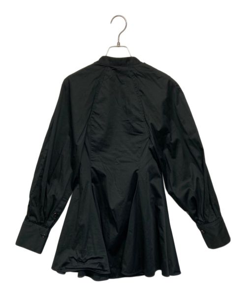 ADEAM（アディアム）ADEAM (アディアム) スタンドカラーブラウス ブラック サイズ:SIZE 0の古着・服飾アイテム