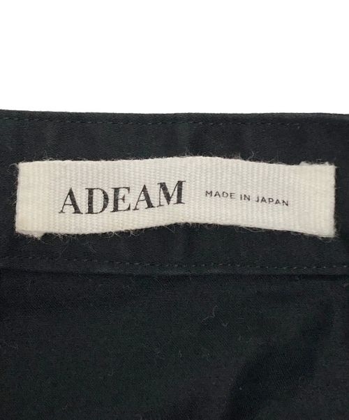 ADEAM（アディアム）ADEAM (アディアム) スタンドカラーブラウス ブラック サイズ:SIZE 0の古着・服飾アイテム