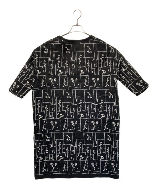 mina perhonen（ミナ ペルホネン）mina perhonen (ミナ ペルホネン) garden patchworkワンピース ブラック サイズ:SIZE ３６の古着・服飾アイテム