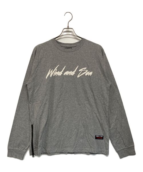 WIND AND SEA（ウィンダンシー）WIND AND SEA (ウィンダンシー) WILD SIDE YOHJI YAMAMOTO (ワイルドサイド ヨウジ ヤマモト) ロングスリーブTシャツ グレー サイズ:SIZE 4の古着・服飾アイテム