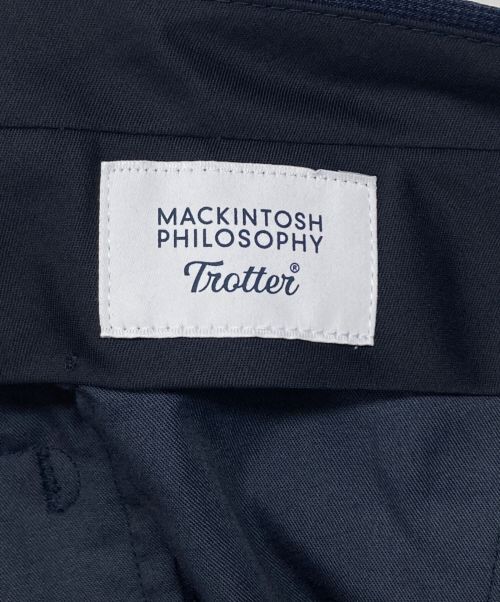 MACKINTOSH PHILOSOPHY（マッキントッシュ フィロソフィー）MACKINTOSH PHILOSOPHY (マッキントッシュフィロソフィー) トロッター トラウザーズ ネイビー サイズ:SIZE 38 未使用品の古着・服飾アイテム