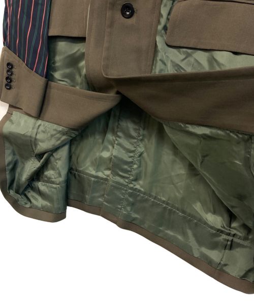 sacai（サカイ）sacai (サカイ) Suiting Coat オリーブ サイズ:SIZE 2の古着・服飾アイテム