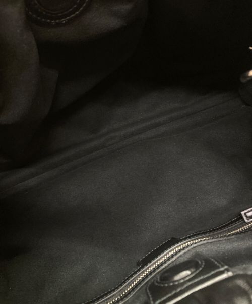 GUCCI（グッチ）GUCCI (グッチ) キルティングミディアムトートバッグ ブラックの古着・服飾アイテム