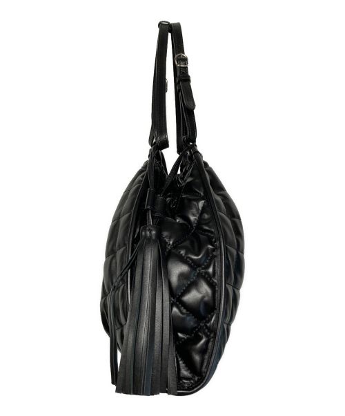 GUCCI（グッチ）GUCCI (グッチ) キルティングミディアムトートバッグ ブラックの古着・服飾アイテム