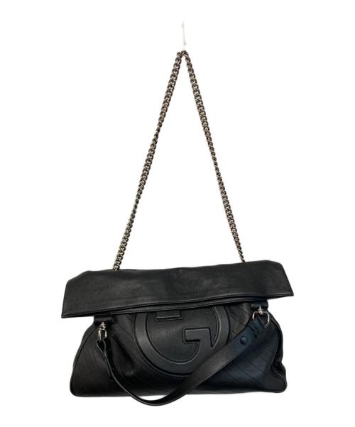 GUCCI（グッチ）GUCCI (グッチ) GGブロンディトートバッグ ブラックの古着・服飾アイテム