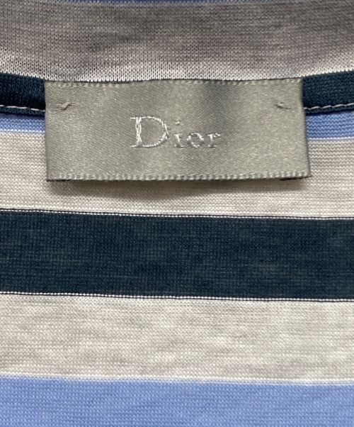 DIOR HOMME（ディオール オム）DIOR HOMME (ディオール オム) ポロシャツ グレー サイズ:SIZE Sの古着・服飾アイテム