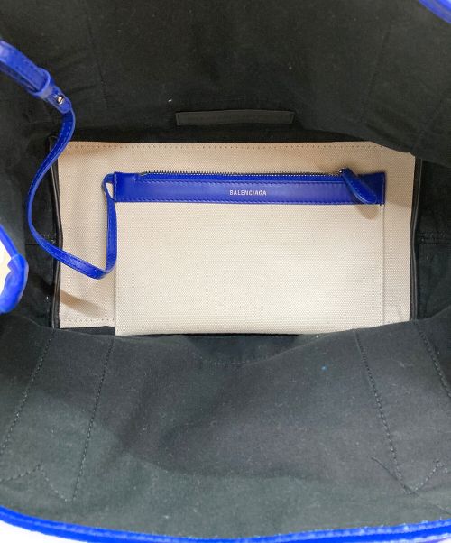 BALENCIAGA（バレンシアガ）BALENCIAGA (バレンシアガ) トートバッグ ブルーの古着・服飾アイテム
