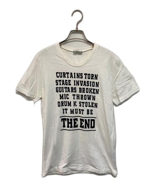 Christian Dior（クリスチャン ディオール）Christian Dior (クリスチャン ディオール) THE END Tシャツ ホワイト サイズ:不明(下記参照)の古着・服飾アイテム