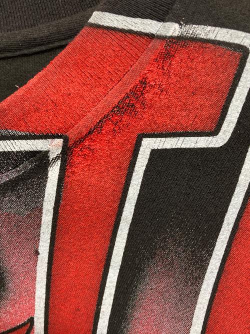 古着（フルギ）古着 (フルギ) 90sプリントTシャツ ブラック サイズ:-の古着・服飾アイテム