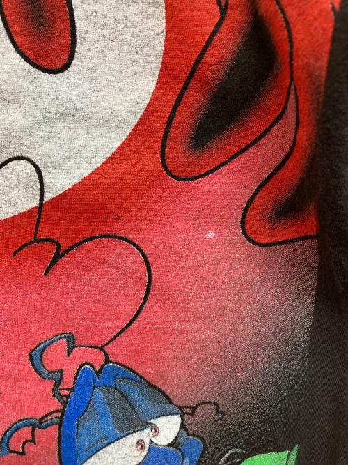 古着（フルギ）古着 (フルギ) 90sプリントTシャツ ブラック サイズ:-の古着・服飾アイテム