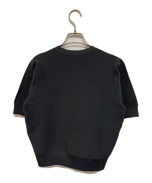 UNITED ARROWS（ユナイテッドアローズ）UNITED ARROWS (ユナイテッドアローズ) ラメライン ショートスリーブニット グレー サイズ:SIZE Free 未使用品の古着・服飾アイテム