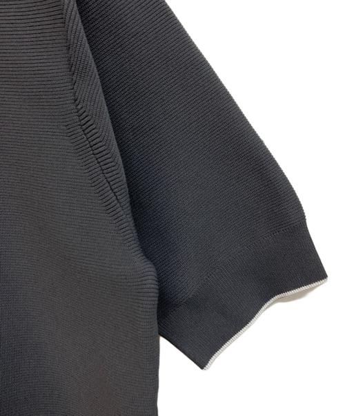 UNITED ARROWS（ユナイテッドアローズ）UNITED ARROWS (ユナイテッドアローズ) ラメライン ショートスリーブニット グレー サイズ:SIZE Free 未使用品の古着・服飾アイテム