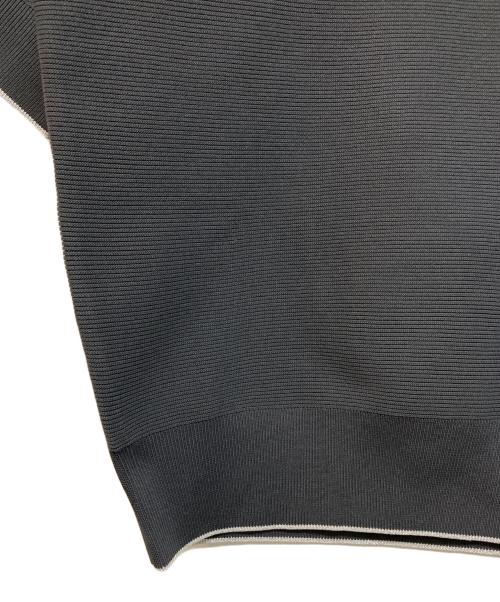 UNITED ARROWS（ユナイテッドアローズ）UNITED ARROWS (ユナイテッドアローズ) ラメライン ショートスリーブニット グレー サイズ:SIZE Free 未使用品の古着・服飾アイテム
