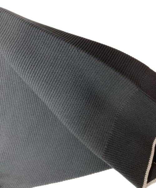 UNITED ARROWS（ユナイテッドアローズ）UNITED ARROWS (ユナイテッドアローズ) ラメライン ショートスリーブニット グレー サイズ:SIZE Free 未使用品の古着・服飾アイテム