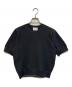 UNITED ARROWS（ユナイテッドアローズ）の古着「ラメライン ショートスリーブニット」｜グレー