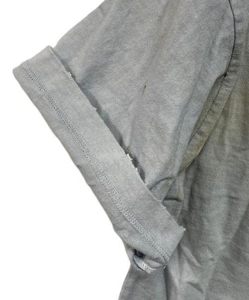 TTT MSW（ティー）TTT MSW (ティー) ダメージ加工Tシャツ グレー サイズ:Lの古着・服飾アイテム