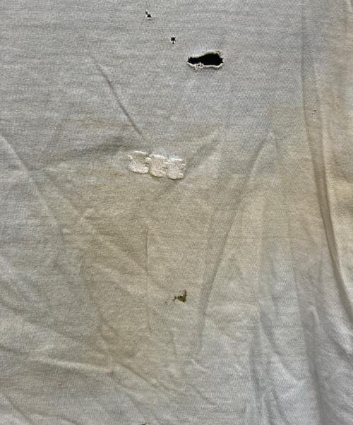 TTT MSW（ティー）TTT MSW (ティー) ダメージ加工Tシャツ グレー サイズ:Lの古着・服飾アイテム