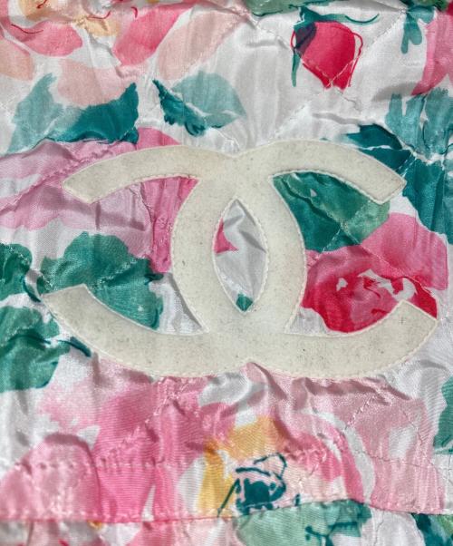 CHANEL（シャネル）CHANEL (シャネル) 花柄キルティングセットアップ ホワイト×ピンク サイズ:SIZE 34の古着・服飾アイテム